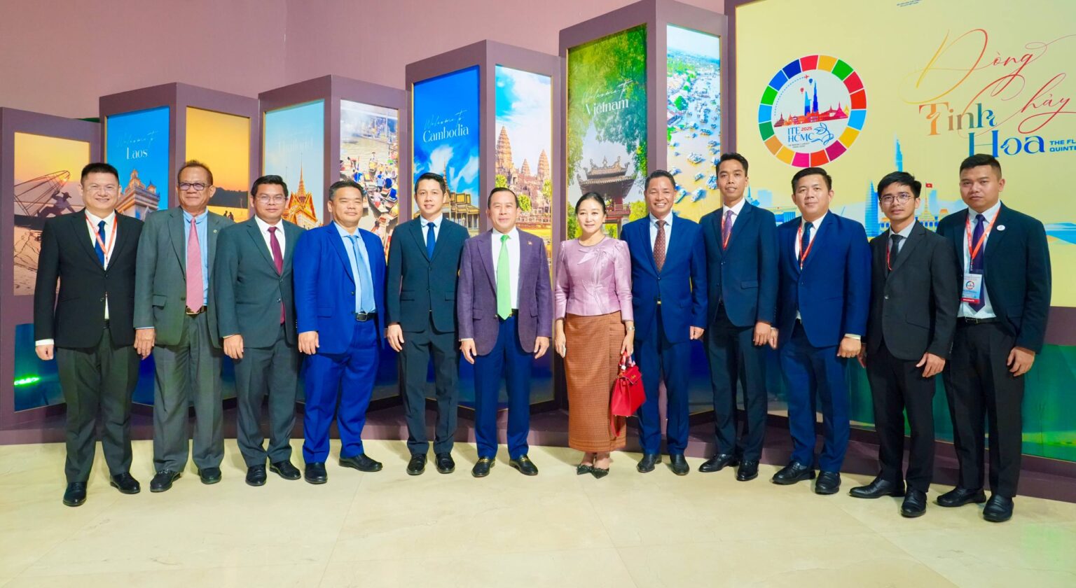 H.E. Minister HUOT Hak leads a delegation from the Ministry of Tourism